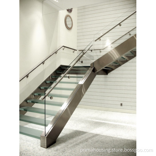 Frameless Glass Railing Staircase